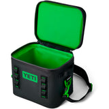 Hielera Yeti Hopper Flip 12 Black/Canopy Green