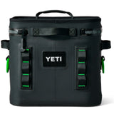 Hielera Yeti Hopper Flip 12 Black/Canopy Green