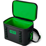 Hielera Yeti Hopper Flip 18 Black/Canopy Green