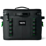 Hielera Yeti Hopper Flip 18 Black/Canopy Green