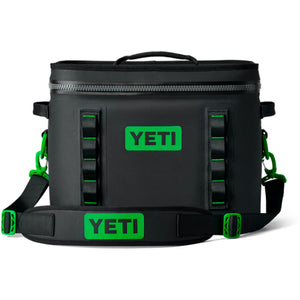 Hielera Yeti Hopper Flip 18 Black/Canopy Green