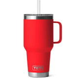 Taza Yeti Rambler 35 oz Straw Cup Rescue Red