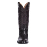 Botas Lucchese Charles M1637.R4 Black Cherry Caiman