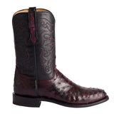 Botas Lucchese Ostrich N3042-C2 Black Cherry