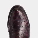 Botas Lucchese Ostrich N3042-C2 Black Cherry