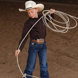 Camisa Cinch Boys Mod MTW7060408 Brn
