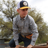 Camisa Cinch Boys Mod MTW7060413 White