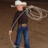 Camisa Cinch Boys Mod MTW7062408 Brn