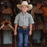 Camisa Cinch Boys Mod MTW7140038 Grey