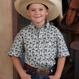 Camisa Cinch Boys Mod MTW7140038 Grey