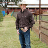Playera Cinch Mod MTW1104236 Brown