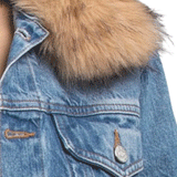 Chamarra Etica The Pixie Fur Collar Peachtree