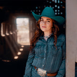 Charlie 1 Horse The Cowgirl Hat Turquoise