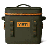 Hielera Yeti Hopper Flip 12 Olive/King Crab Orange
