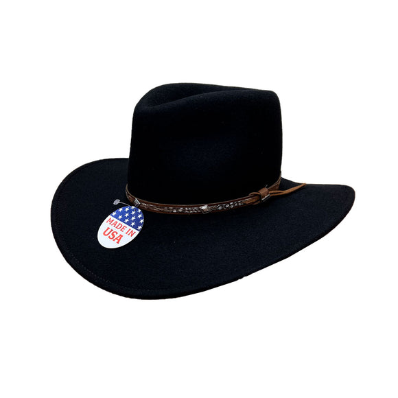 Stetson Mountain Sky Black Crushable