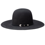 Resistol Midnight 6X Black Open Crown