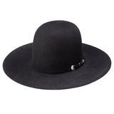 Resistol Midnight 6X Black Open Crown