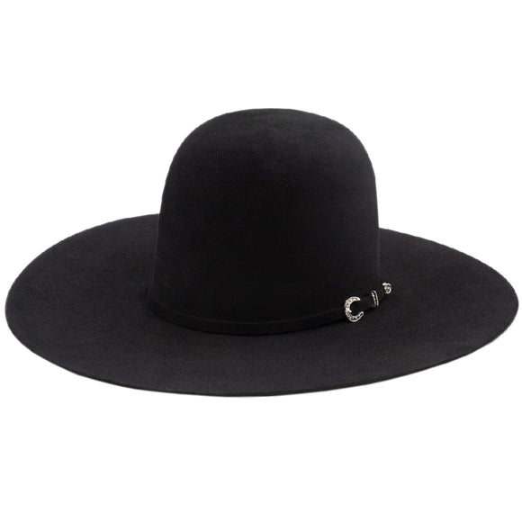 Resistol Rough N Ready 30X Black Open Crown