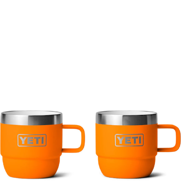 Taza Yeti Rambler 6 oz Mini Mugs Stackable Ms King Crab Orange