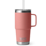 Taza Yeti Rambler 25 oz Straw Mug Wild Sandstone Pink