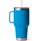 Taza Yeti Rambler 35 oz Straw Cup Big Wave Blue