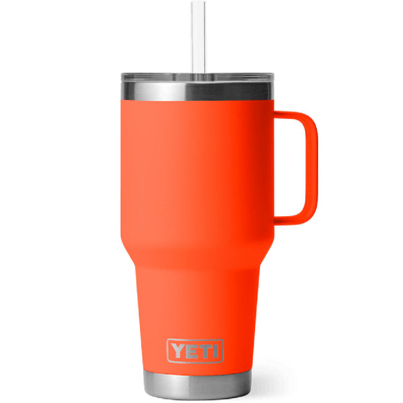 Taza Yeti Rambler 35 oz Straw Cup Papaya