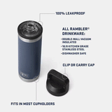 Termo Yeti Rambler 18oz C Bottle Chug Royal Blue