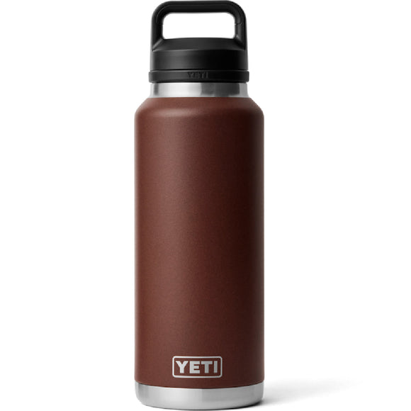 Termo Yeti Rambler 46 oz Bottle Chug Wetlands Brown