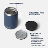 Tupper Yeti Rambler 24 Oz Food Jar Ridgeline
