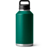 Termo Yeti Rambler 64 oz Bottle Chug Black Forest Green