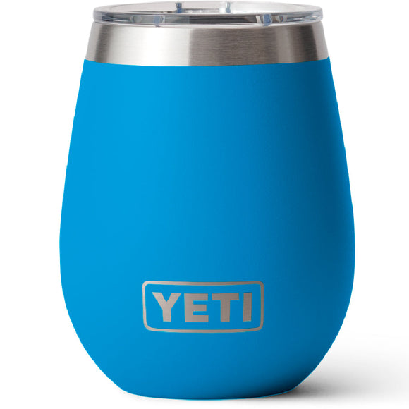 Vaso Yeti Rambler 10 oz Wine Tumbler Ms Big Wave Blue