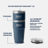 Termo Yeti Rambler 20 oz Stk Ms Navy
