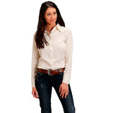 Camisa Stetson Dama Mod 11-050-0565-0114 WH