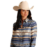 Camisa Stetson Dama Mod 11-50-590-6040 BU
