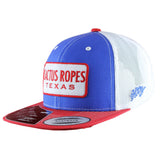 Cachucha HOoey Cactus Ropes Blue Red