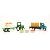 Set De Plataforma y Tractor Con Implementos Toy