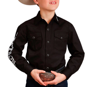 Camisa Stetson Boys Mod 11-030-0489-1022 BL