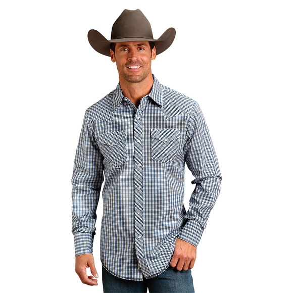 Camisa Stetson Mod 11-001-0478-3005 BU