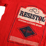 Playera Resistol Vintage Red