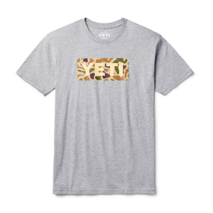 Playera Yeti Mod Camo Logo Badge SST Heather Gray