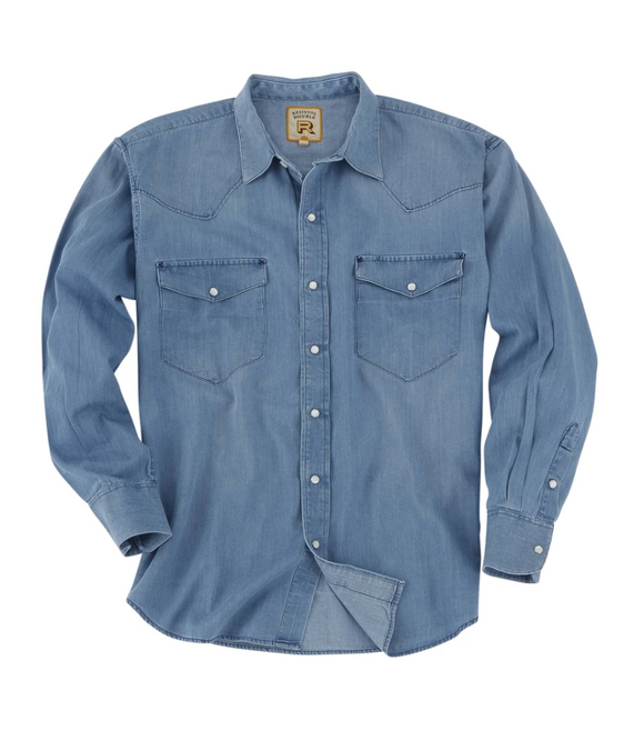 Camisa Resistol Rawlins Light Denim1
