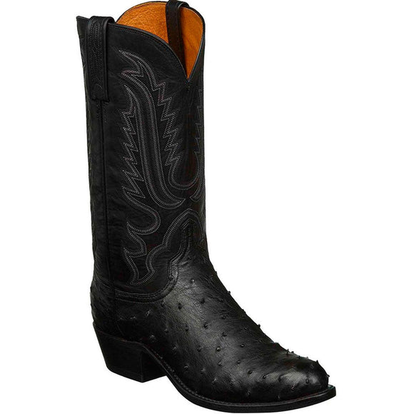 Botas Lucchese Elgin N1155.R3 Black Ostrich