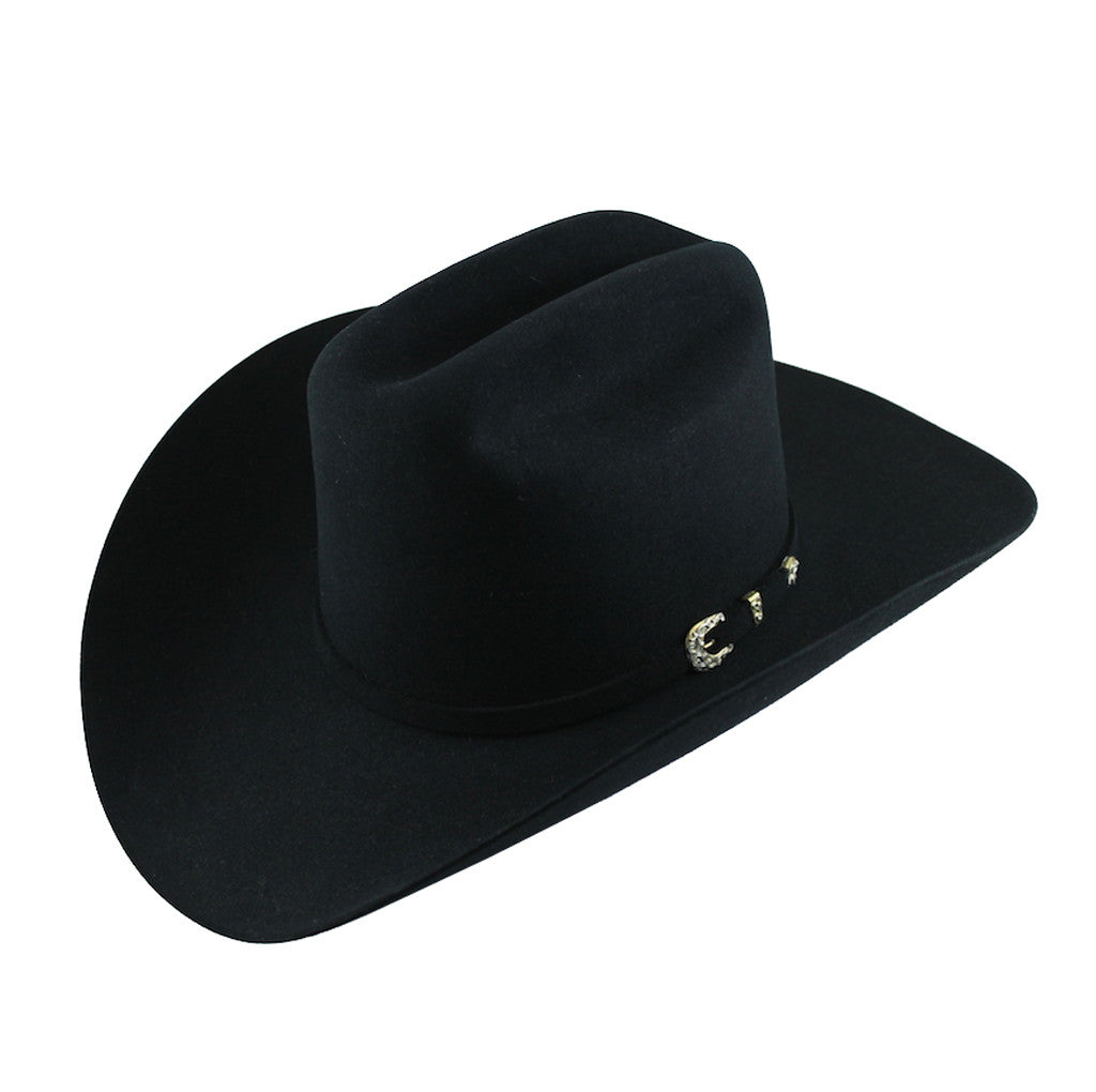 Stetson Palacio 6x Black Copa Alta – CACTUS ROPES MEXICO